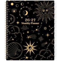 2026-2027 Monthly Planner 2 Years Monthly Calendar, Twin-Wire Spiral Bound