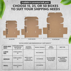 (Small Size) Blank Shipping and Replacement Shoe Box – 9″ X 6″ X 4.125″