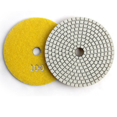 7PCS 5 Inch Diamond Polishing Pads for Wet Granite Stone Marble Concrete Polish