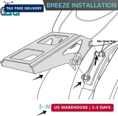 Detachable Two Up Tour Trunk Mounting 09-13 2-Up Tour Trunk Mounting Rack Compat