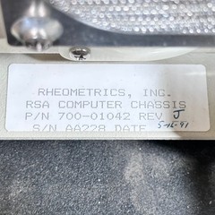 Rheometrics RSA-2, RSA II, Controller, Control Computer, Solids Analyzer, Etc