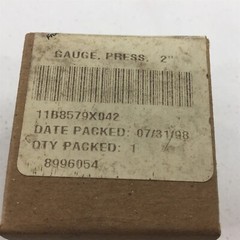 Fisher 11B8579X042 Pressure Gauge 0-160PSI Back Mount 1/4″ NPT 2″ Face