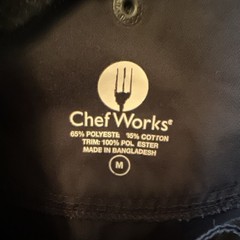 Chef Works Black Short Sleeve Chef Coat Jacket – Polycotton Workwear Coat