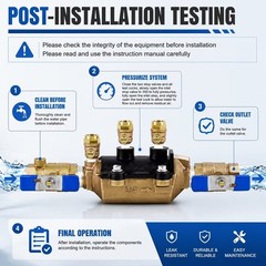 Watts 3/4″ LF007M3-QT Lead Double Check Valve Backflow Preventer – LF007M3QT