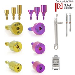 Locator/Healing Abutments for Nobel Biocare Implant NP/RP Platform Closure Cap