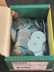 Fender Washers 1/4″ × 1-1/2″ Zinc Plated – 100 pcs