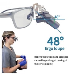 Dental Surgical Medical Ergo Loupes 4X 6X Magnifier Binocular Magnifying Glass