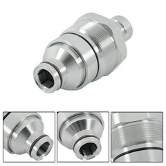 373-6967 Male Flat Face Coupler Compatible For Caterpillar 226D 262D 279D 299D