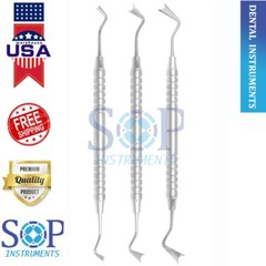 3 Pcs Dental Meinershagen Gingival Retractor Set # 1, 2, 3 by SOP Instruments