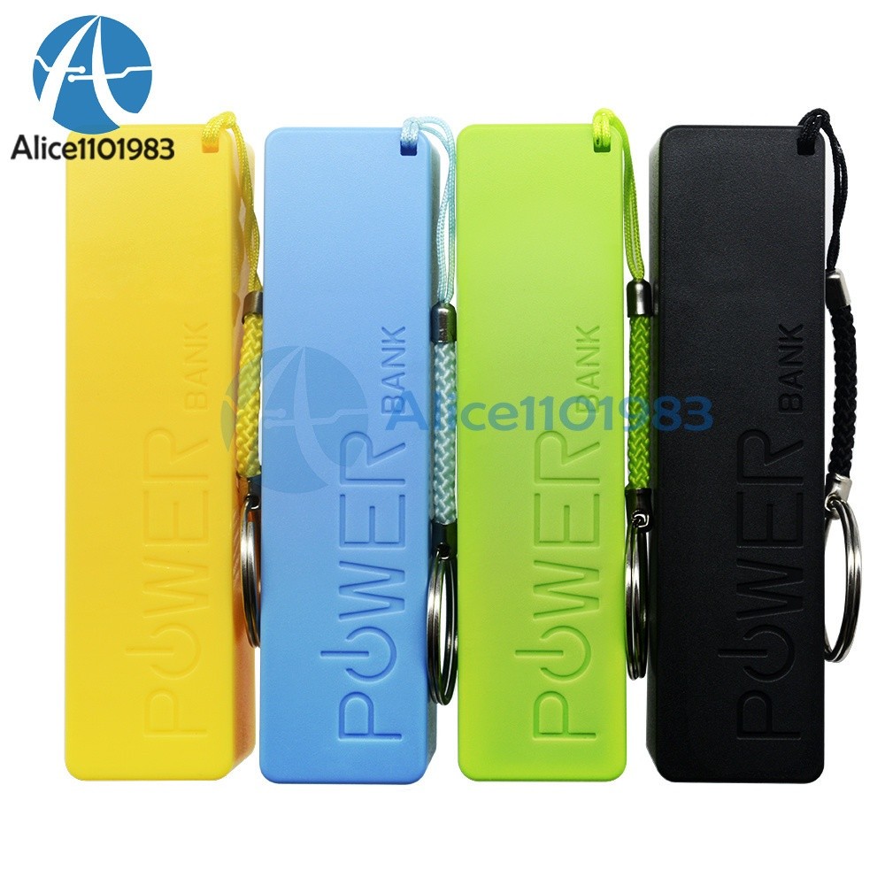 10pcs/green/yellow/black USB power bank case kit 18650 charger #ea