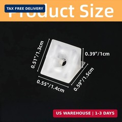 Drawer Repair Wedge Kit with Screws L‑Shaped Plastic Fasteners for Sagging Drawe