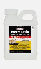 Durvet Sheep Drench Dewormer Wormer 8 fl oz 240ml 02/2027