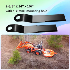 Heavy Duty AR400 Steel Fit for Mower King Skidsteer Brush Hog Cutter
