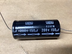 Lot of 3 Nippon Chemi-Con AXIAL CAPACITOR 150uF 200V CE02W #122F131PR6*CO