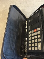 Vintage Enzo Baglioni Planner Binder Wallet With Pages Black Y2K Full Zip *READ*