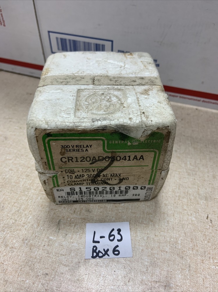 GENERAL ELECTRIC RELAY CR120AD03041AA NEW IN BOX
