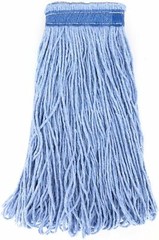 24 oz Cotton Heavy Duty Loop-End String Swinger Mop Head Replacement Easy Wring