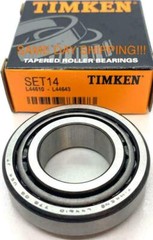 TIMKEN MADE IN USA Set 14 TAPERED ROLLER BEARING L44643/L44610 1 ” ID X 2.005″od