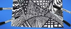 36 Pack Permanent Markers Fine Tip, Black Permanent Marker Pens for Office,