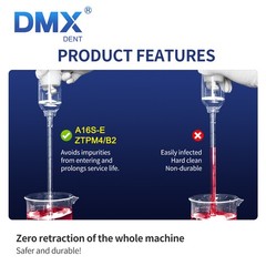 DMXDENT A16S-E Dental LED E-generator High Speed Turbine Handpiece 0 Retraction