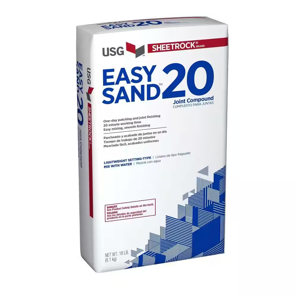 18 Lb. Easy Sand 20 Lightweight Setting-Type Joint Compound Free Shipping New