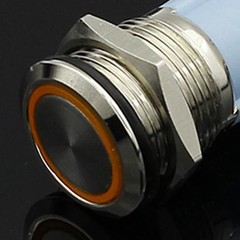 Waterproof Metal Push Button Switch with LED 5V 12V 24V 220V 12mm–22mm