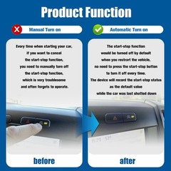 Auto Start Stop Eliminator Compatible with Ford F150 2021-2025 Automatic Star…