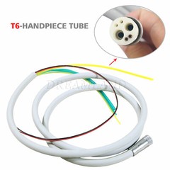 Dental High Speed Handpiece Tubing Hose Midwest 4 Hole Fiber Optic 6 Pin 2Holes