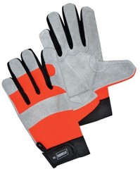 12 Pair – Multi-Purpose Double Palm, High Quality, High Vis Gloves