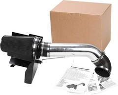 SUPERFASTRACING 4″ Cold Air Intake System + Heat Shield Replacement for Black