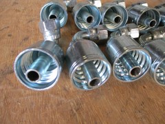 10‑Pack Koman 6‑8FJX90 Hydraulic Hose Fittings – JIC 37° Female Swivel 90°