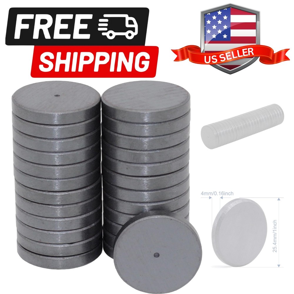Ceramic Industrial Magnets – 1 Inch 25mm Round Disc – Ferrite Magnets Bulk fo…