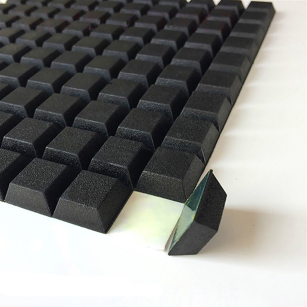 Black Rubber Feet Self-Adhesive Bumper Door Buffer Stop Furniture Table Pads