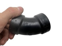 (QTY 8) Nibco -ABS 45 Degree Elbow 1-1/2″ 45° Elbow H x H ABS DWV, 5806 Black
