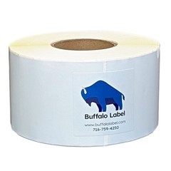 4″ x 6″ x 800 Labels, White Gloss BOPP Roll Inkjet Labels, 3″ Core, Blank