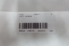 Unity 4436GNK Wire Gutter 36in X 4in X 4in
