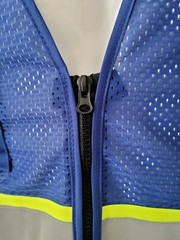 Two Tone High Visibility Reflective Royal Blue Safety Vest (Small-3XL)