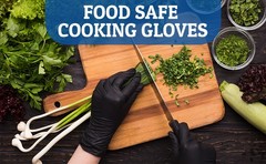 Bla Nitrile Disposable Gloves -BBQ, Tattoo, Hair Dye, Cooking, Mechanic