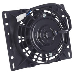 Electric Radiator Cooling Fan Kit 6in Slim Black 600CFM 3000RPM A0028A0141
