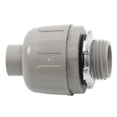 30 Pcs 1/2 Inch Liquid Tight Connector PVC Electrical Conduit Fittings Straight