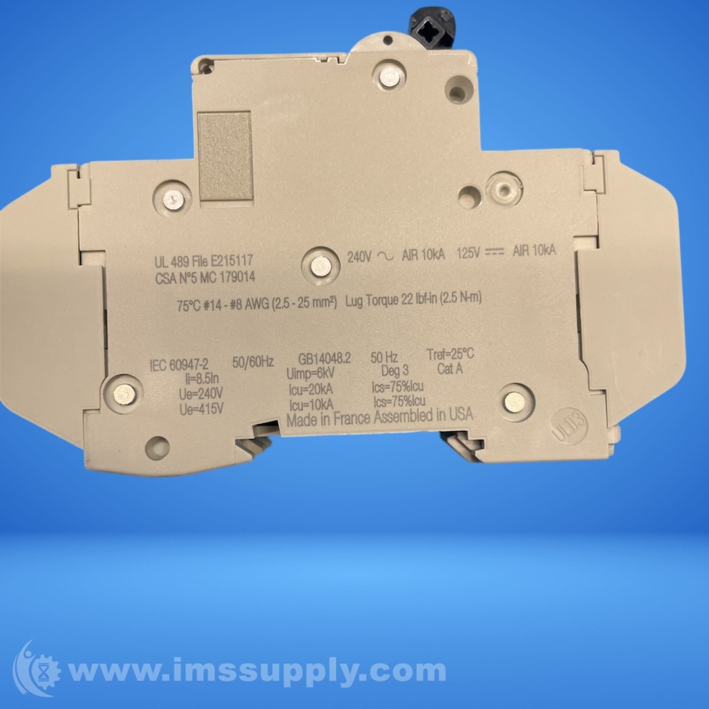 Schneider Electric C60 2A Circuit Breaker FNOB
