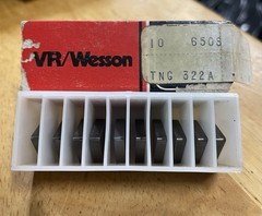 VR/Wesson TNG 322A Indexable Carbide Turning Inserts