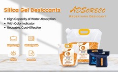 9 LBS Adsorbco Desiccant Beads, Indicating Silica Gel Beads (orange white mix ）
