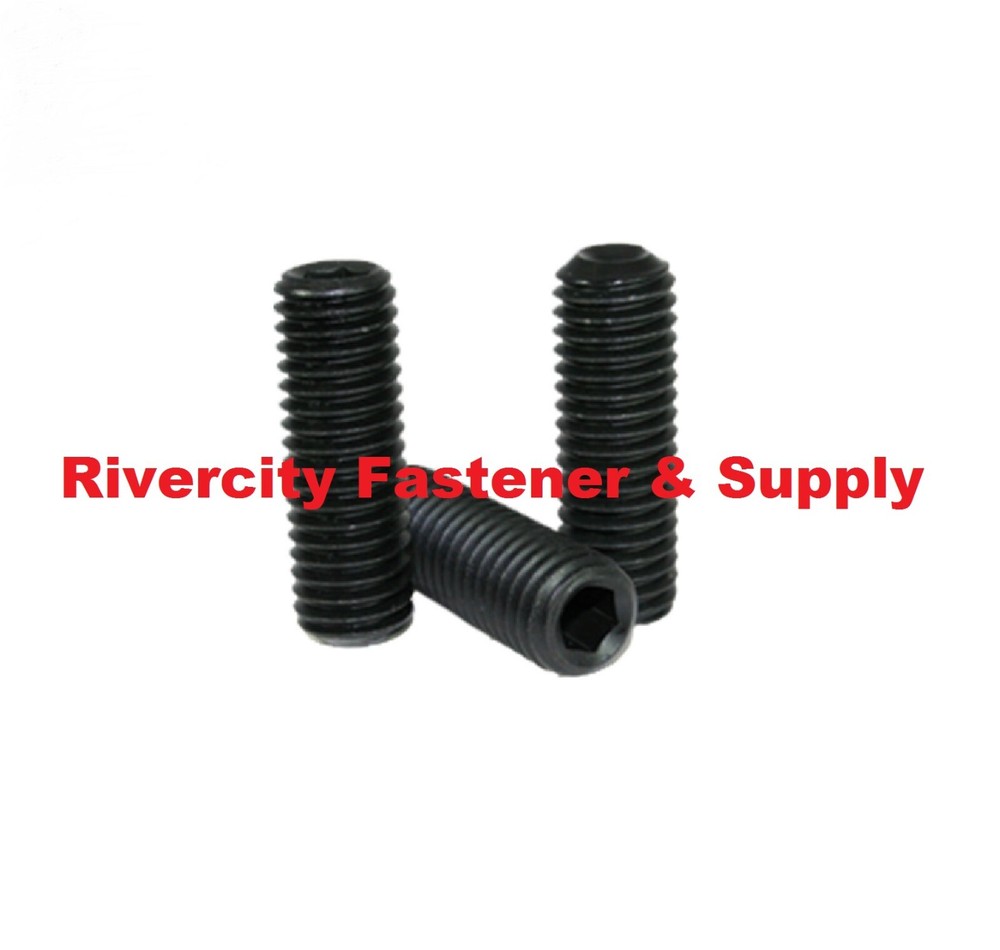 3/8-16×1 Socket Set Screws Cup Point 3/8x16x1 Screw .375 x 16 x 1 Grub Screws