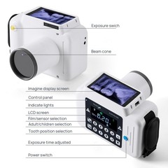 Dental Portable X Dental Ray Machine with screen + Sensor 2.0 no Shield 2 in 1