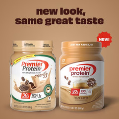 Premier Protein 100% Whey Protein Powder, Café Latte, 30g Protein, 23.9 oz 1.5lb