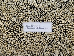 (100) 1/4 x 20 Brass Nylon Insert Lock Stop Nyloc Nuts 1/4-20 Nut nylock 1/4×20
