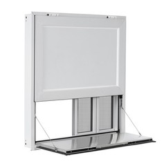 Uimoso 36×36 in Aluminum Alloy Concession Window with Folding Shelf