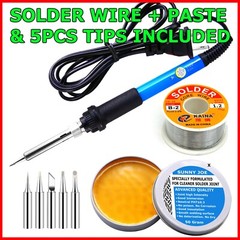 63 37 Tin Rosin Core Solder Wire Electrical Soldering Sn60 Flux .031″/1.0mm Kit