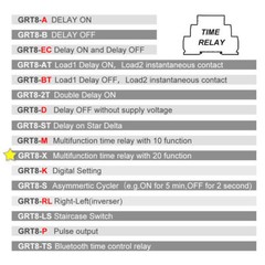 GEYA Auxiliary Relay AC/DC12V Electromagnetic Relay 8A/16A SPDT Module Relay
